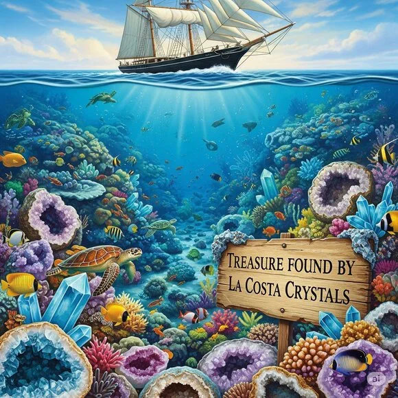 Crazy Lace Agate Crystal Heart Palm Stone (Q) - Picture 4 of 4